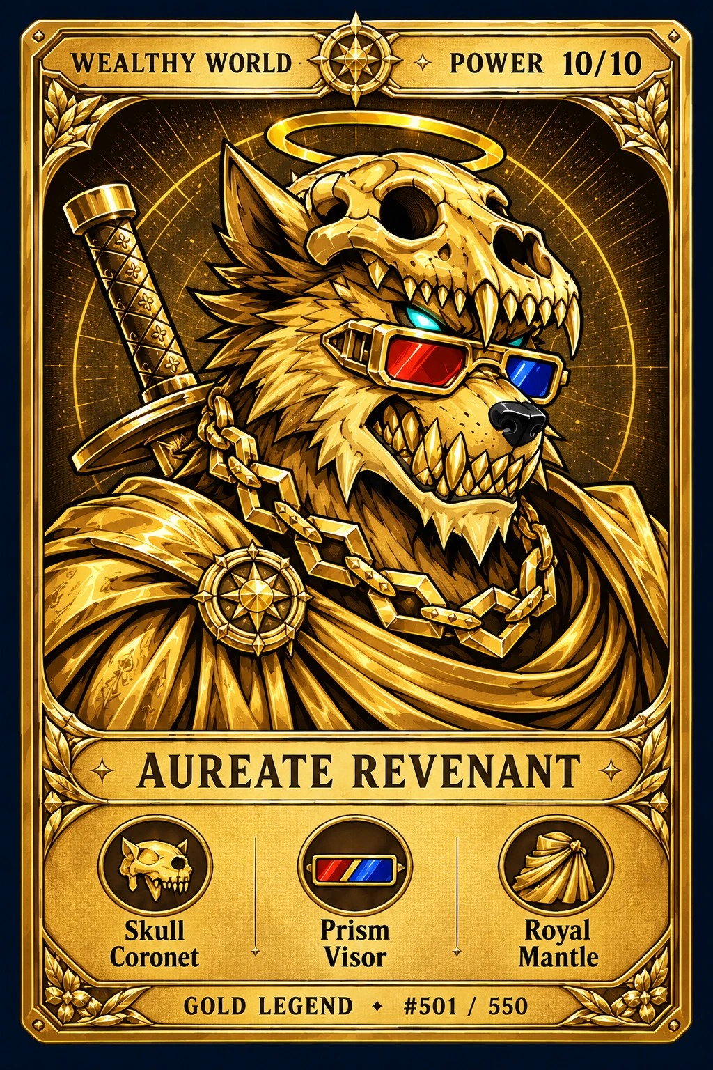 Example Gold Legend card artwork