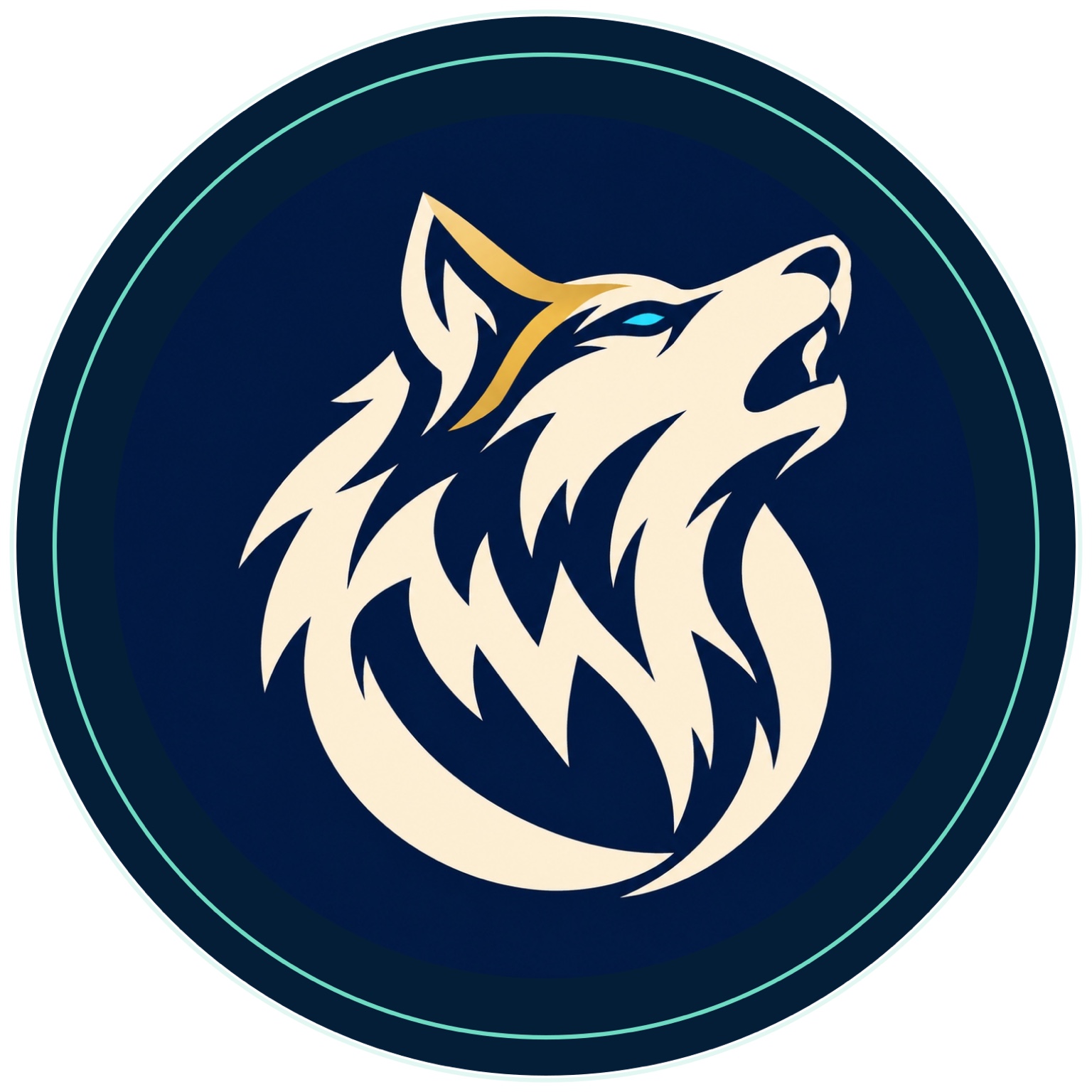 Wealthy World wolf logo